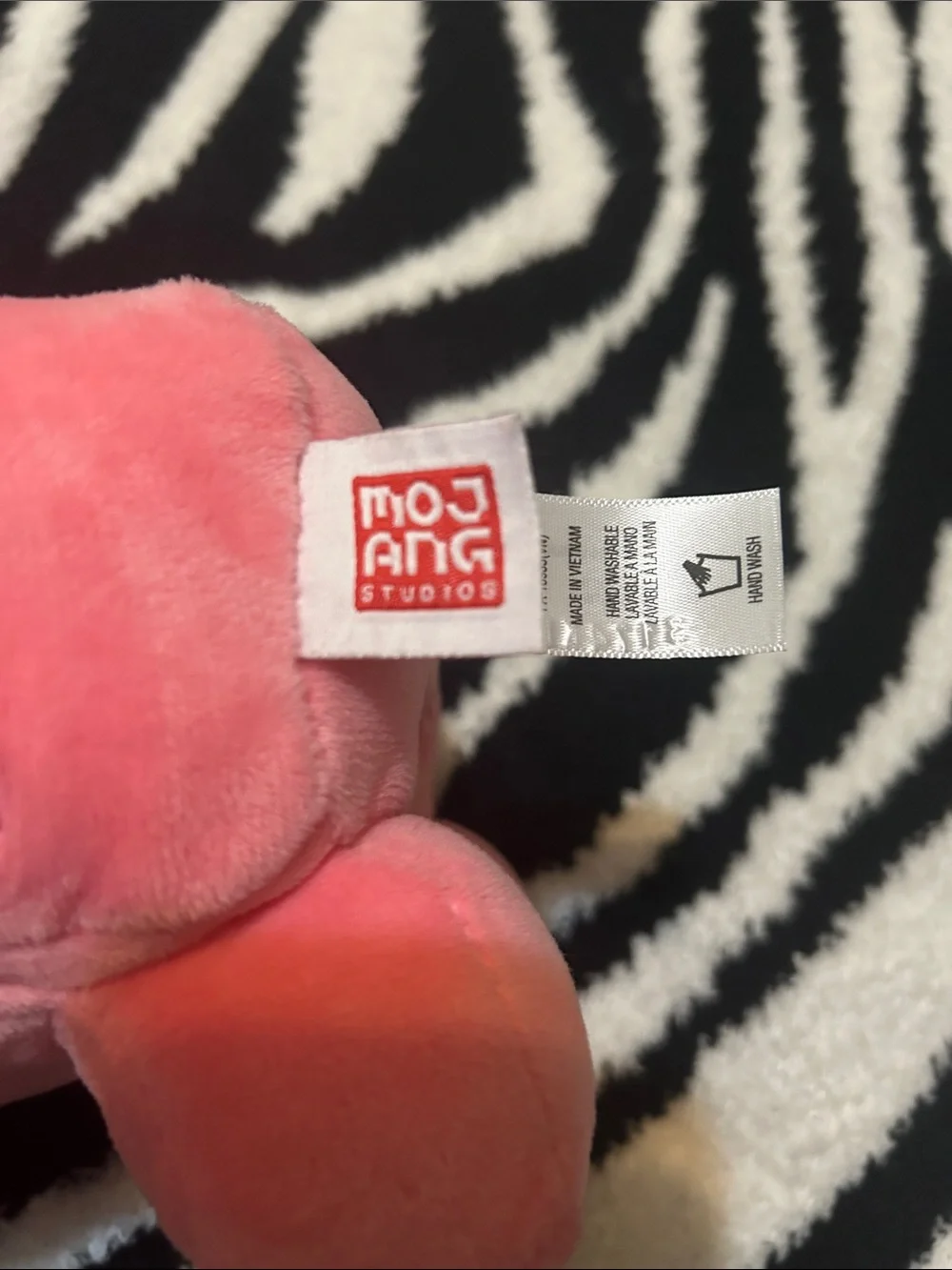 NWT Mojang Minecraft Pig Plush